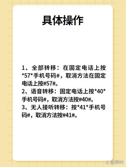 电话取消呼叫转移缩略图