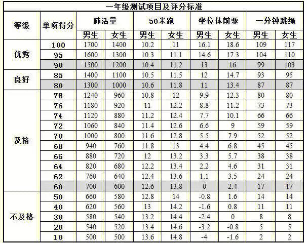 小学评分优良及格标准图标