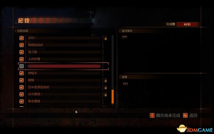 生化危机2成就大全图文详解图标
