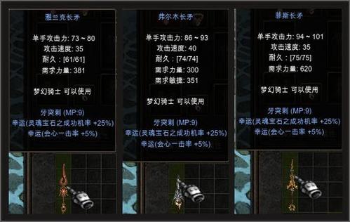 奇迹mu梦幻骑士敏骑最终装备