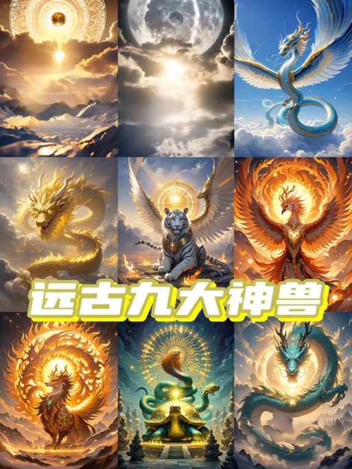 十二星座化身神兽图标