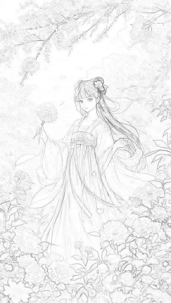 古风涂色无广告