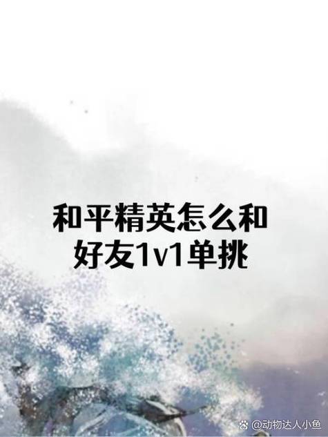 和平精英能一对一pk么