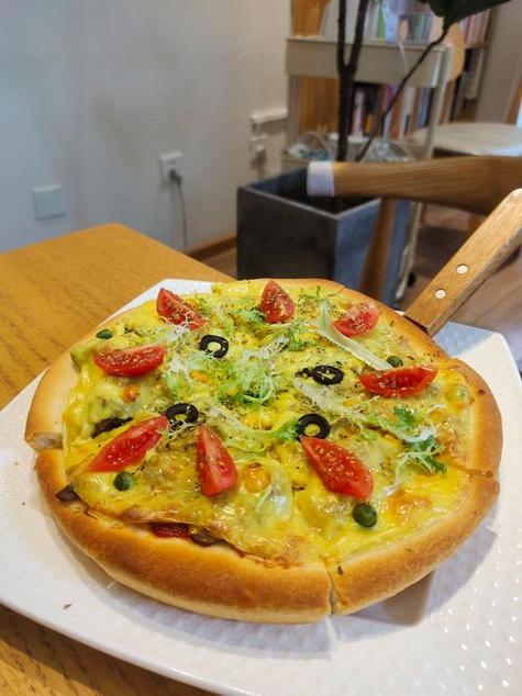 可口的披萨纯素食披萨图标