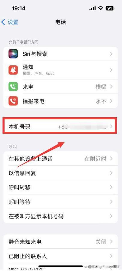 苹果手机怎么查看本机号码缩略图