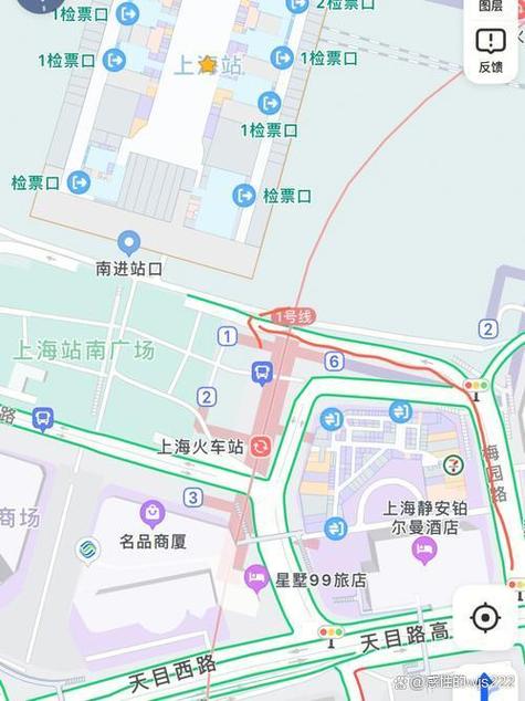 上海火车站是几号线图标