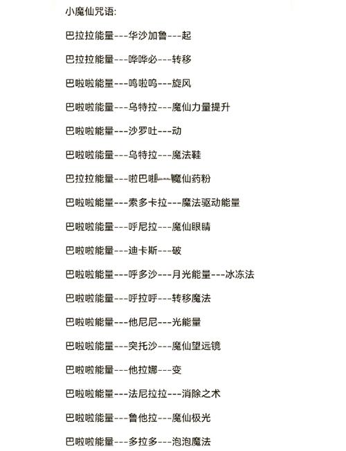 魔法少女变身咒语缩略图