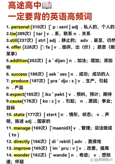 高考必背3500词电子版