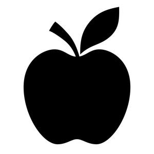 苹果黑白照片