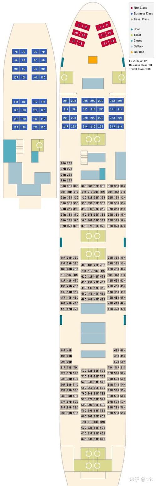 波音747座位分布图游戏截图