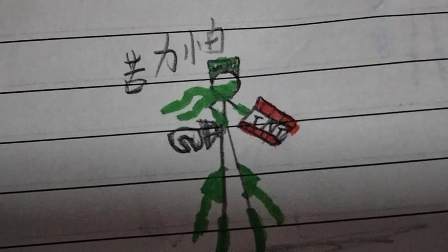 火柴人我的世界怎么画