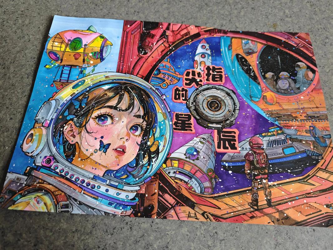 挠痒痒太空少女的脚心怎么画简单又