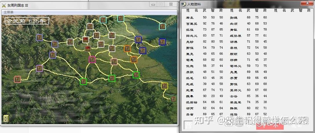 春秋战国系列的游戏