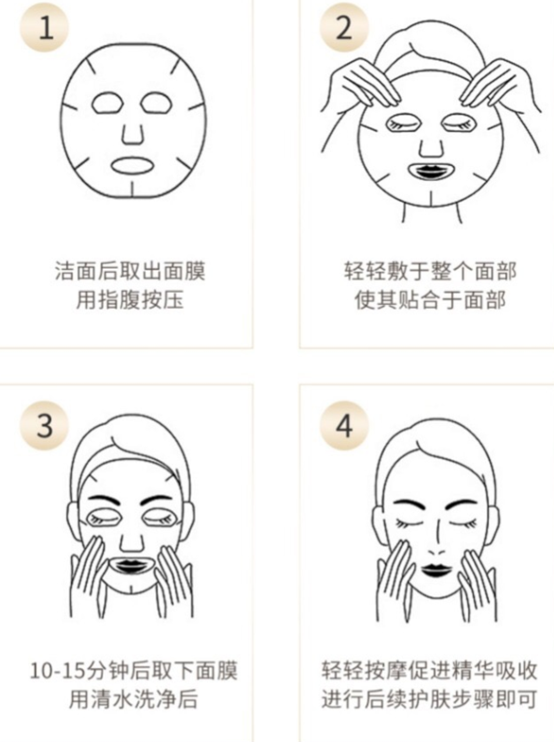 ray面膜的正确敷法图标