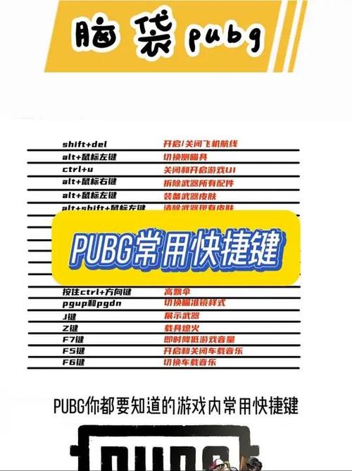 PUBG快捷键一览表图标