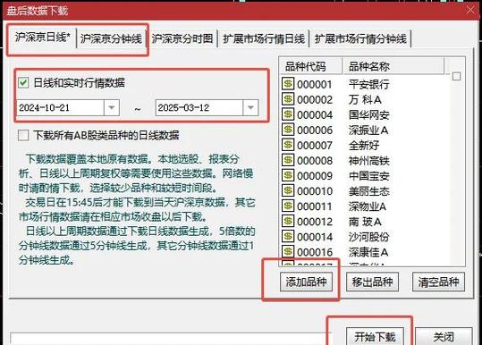 通达信选股周期设置