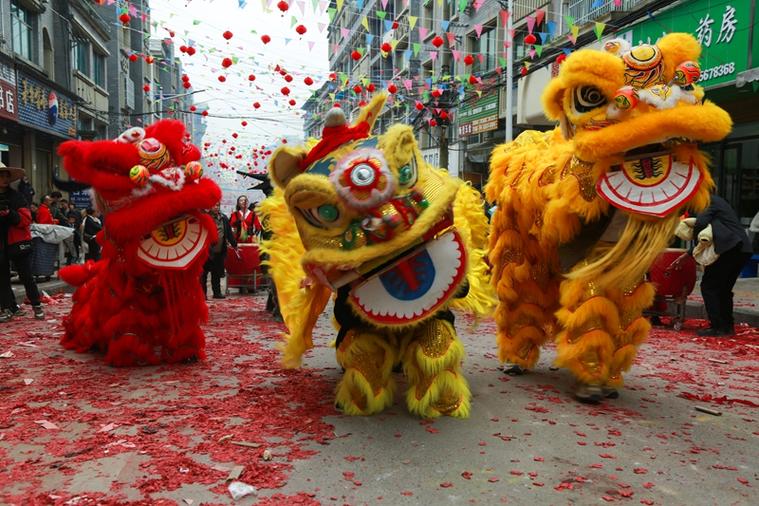马年舞龙祝福语