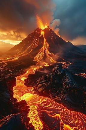 火山爆发岩浆游戏截图