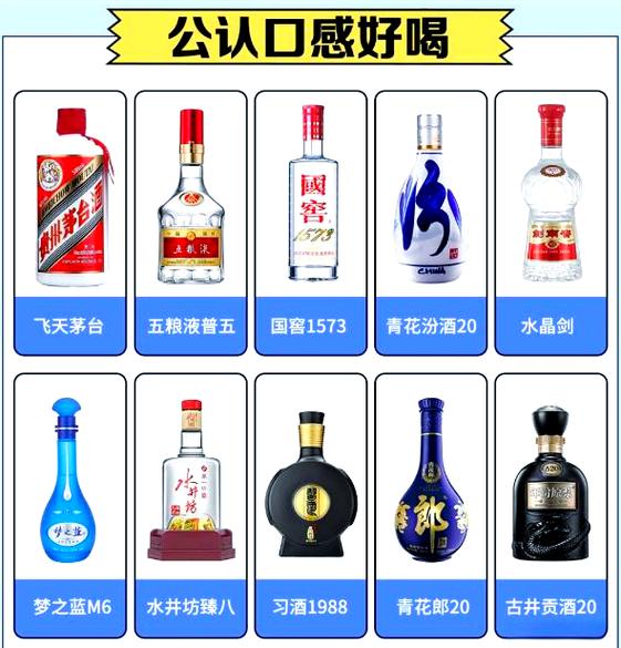 白酒品牌大全100种
