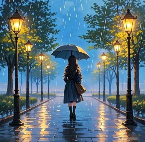 下雨背影图片伤感图片缩略图