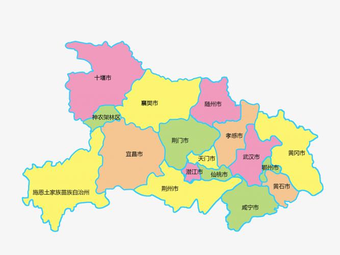 湖北省地图全图高清版缩略图