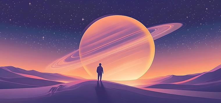 一个人带着光环的意思
