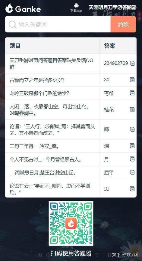 天涯明月刀答题器缩略图