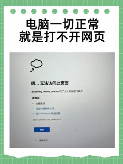 电脑有网但是打不开网页缩略图