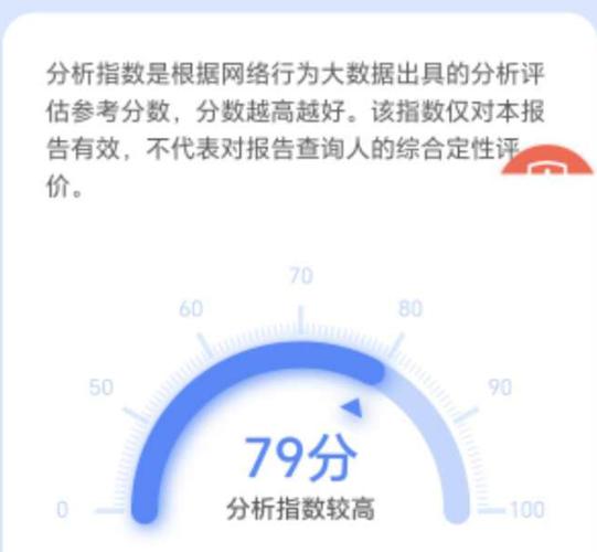 大数据综合评分低是什么原因图标
