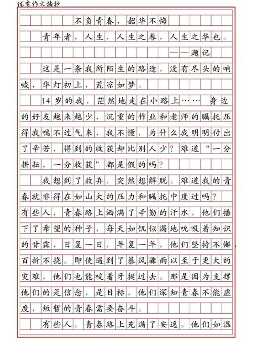 青春作文游戏截图