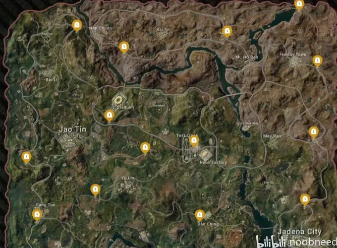 pubg密室地下室位置图标