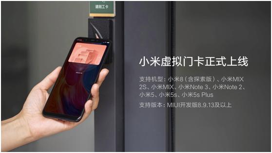 小米开通虚拟门卡图标
