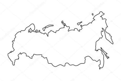 俄罗斯地图简图缩略图