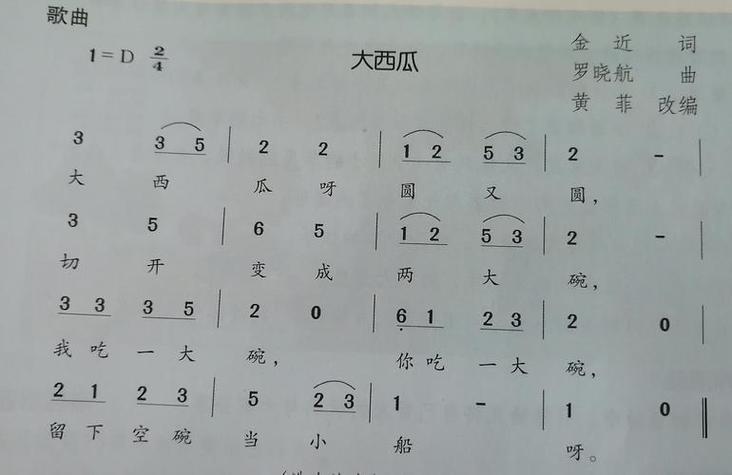 儿童歌大西瓜圆又圆缩略图