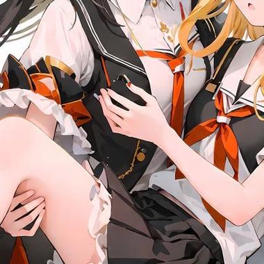 百合cp头像一左一右二次元