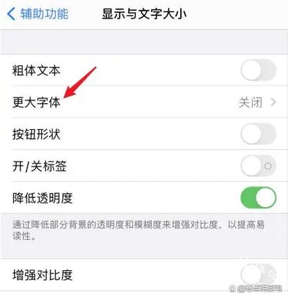 字体放大后有半截看不到