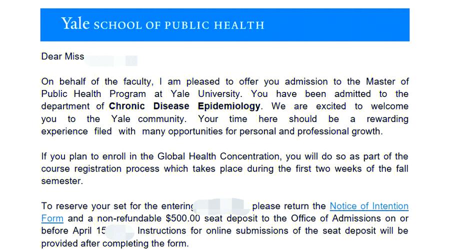 耶鲁大学公共卫生硕士图标