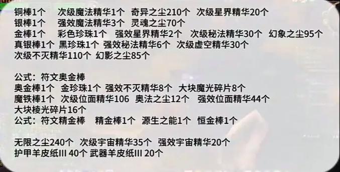 暗黑3附魔表详细介绍