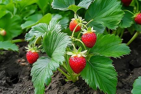 草莓植株图片缩略图