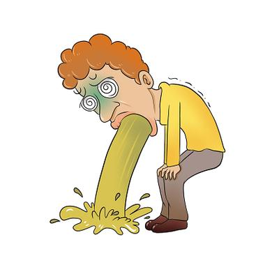 呕吐照片卡通图片
