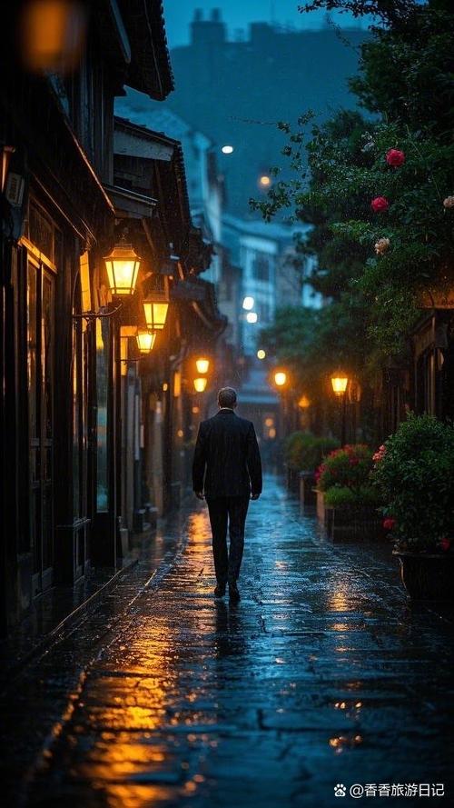 淋雨的图片伤感背影游戏截图