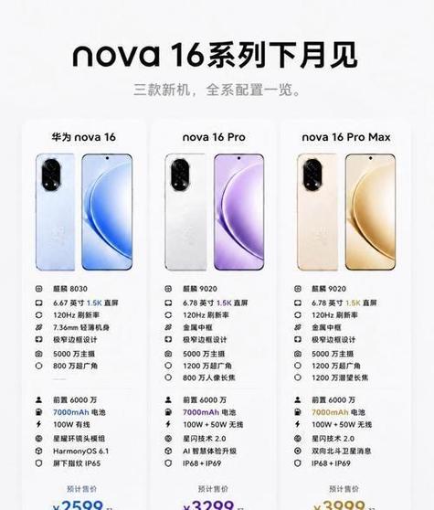 华为nova16是什么挡次