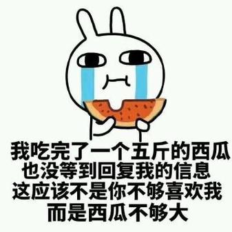 女生发吃西瓜表情怎么回复