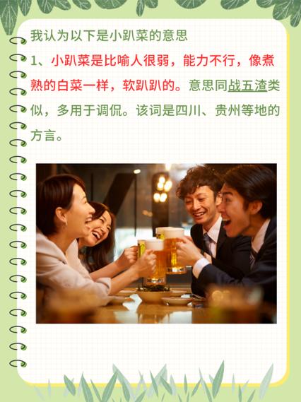 小趴菜的高级昵称