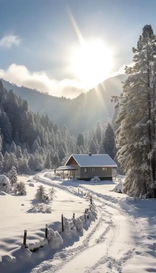拍雪景的相机参数图标