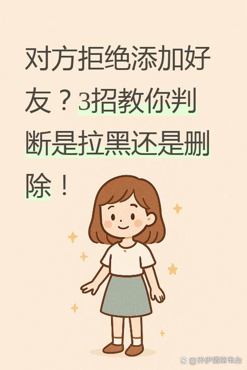 拒绝添加好友是被拉黑了吗图标