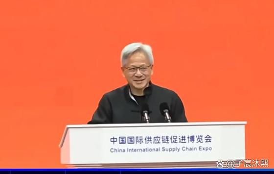 黄仁勋来中国为啥不说中文图标
