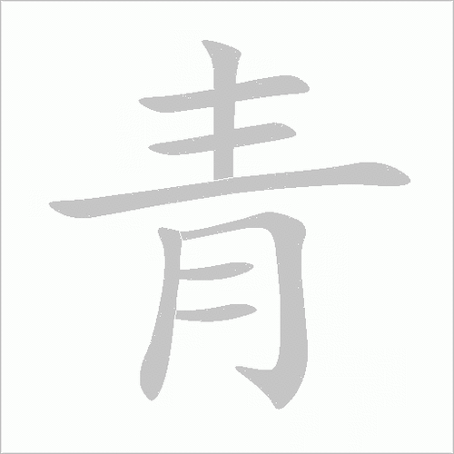 上面zhu字头下面青字念什么图标