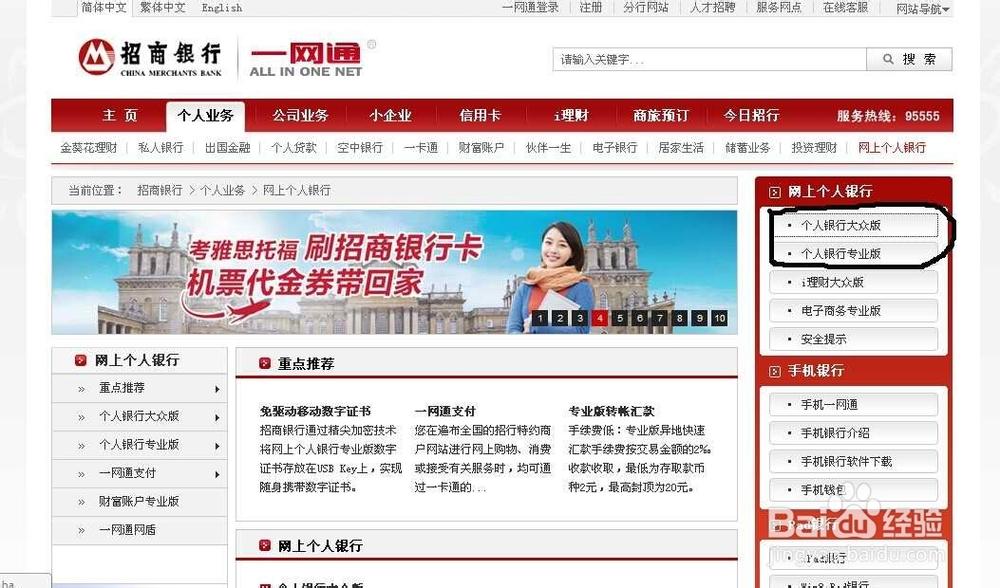 招商银行个人网银登录游戏截图