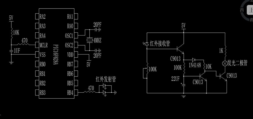 遥控器接收器接线图图标